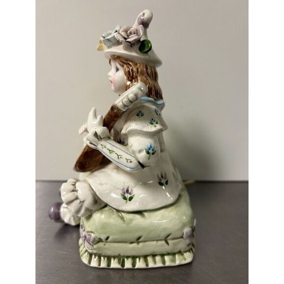 Schmid 1991 Porcelain Yamada Collection Clown Figurine Signed Music Box Figurine - Picture 2 of 6